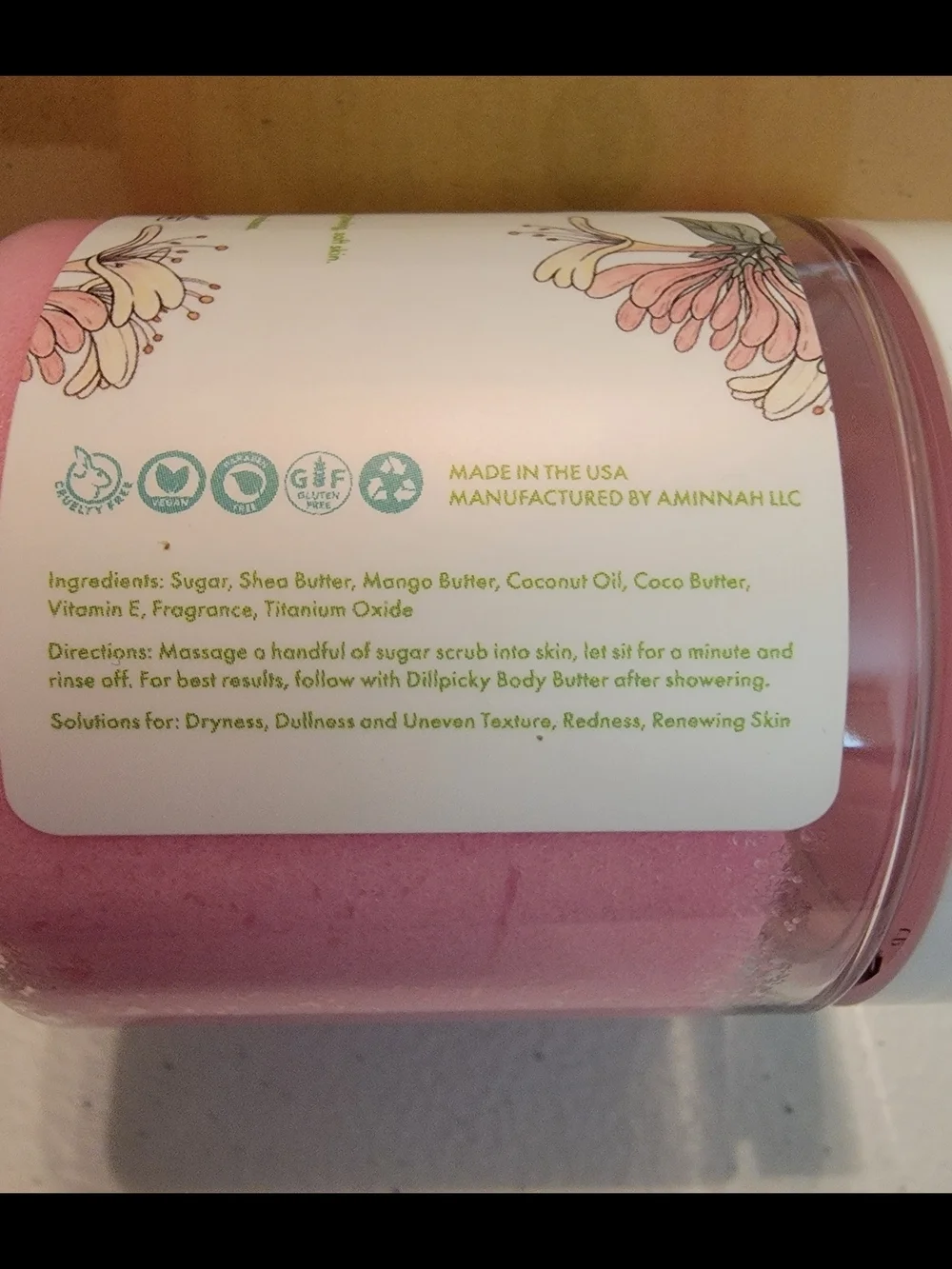 Honeysuckle Sugar Scrub.
